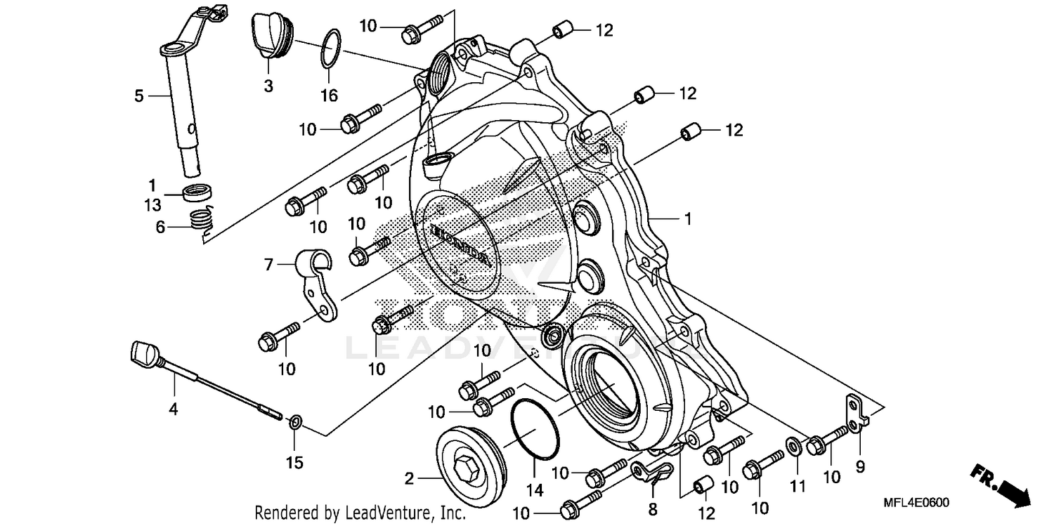 RIGHT CRANKCASE COVER