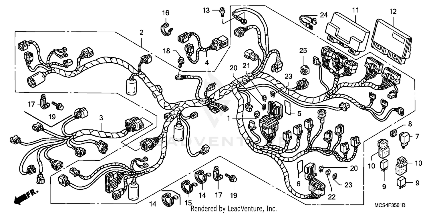 WIRE HARNESS (ST1300A)