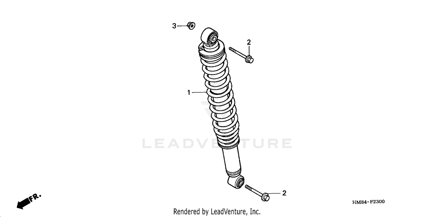 REAR SHOCK ABSORBER