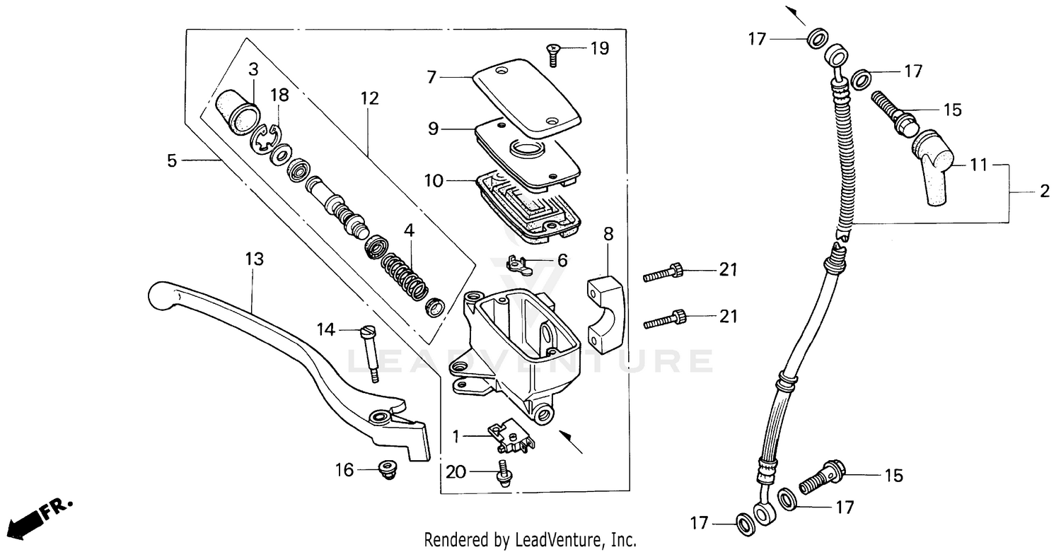FRONT BRAKE MASTER CYLINDER