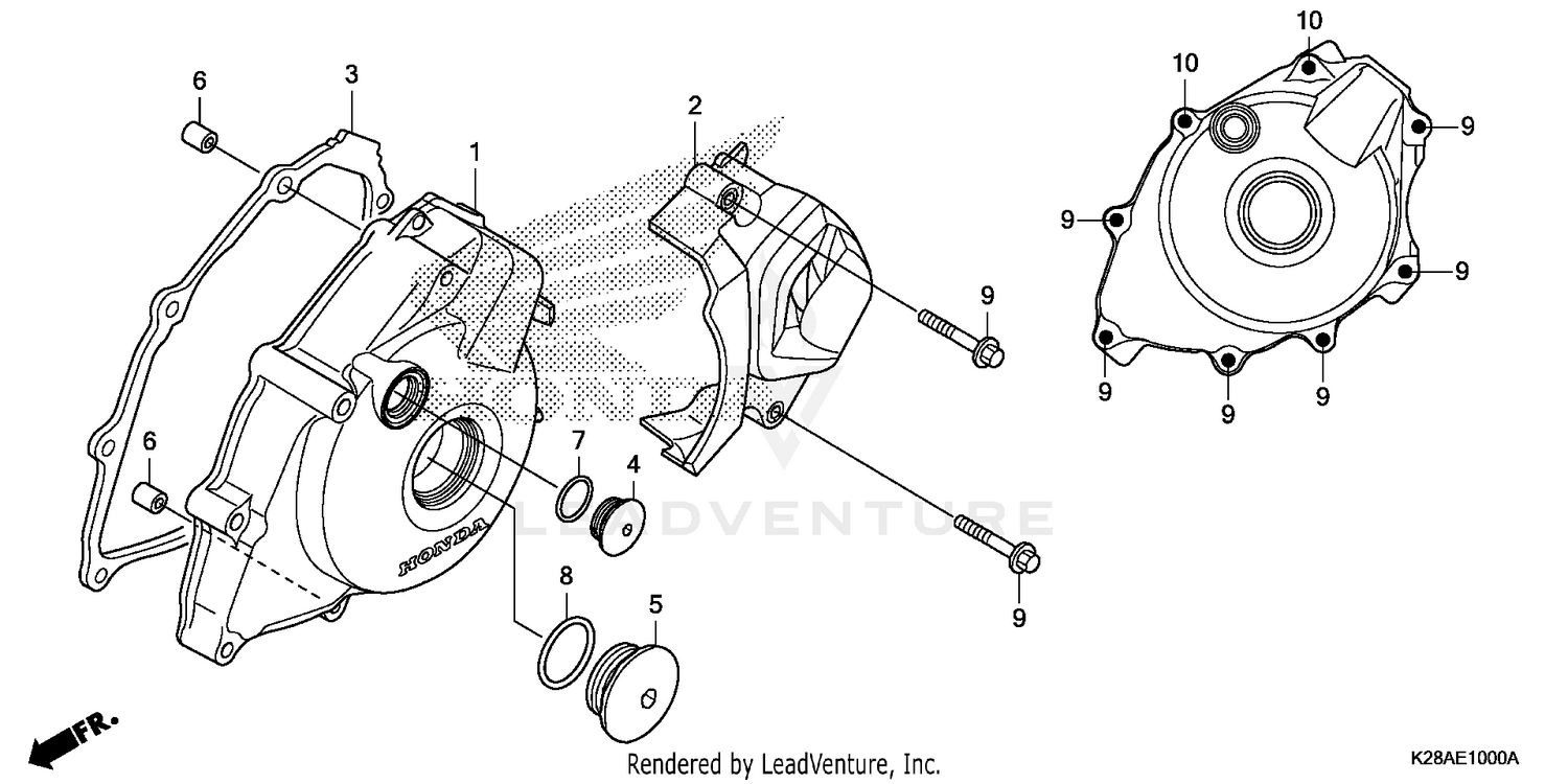 LEFT CRANKCASE COVER