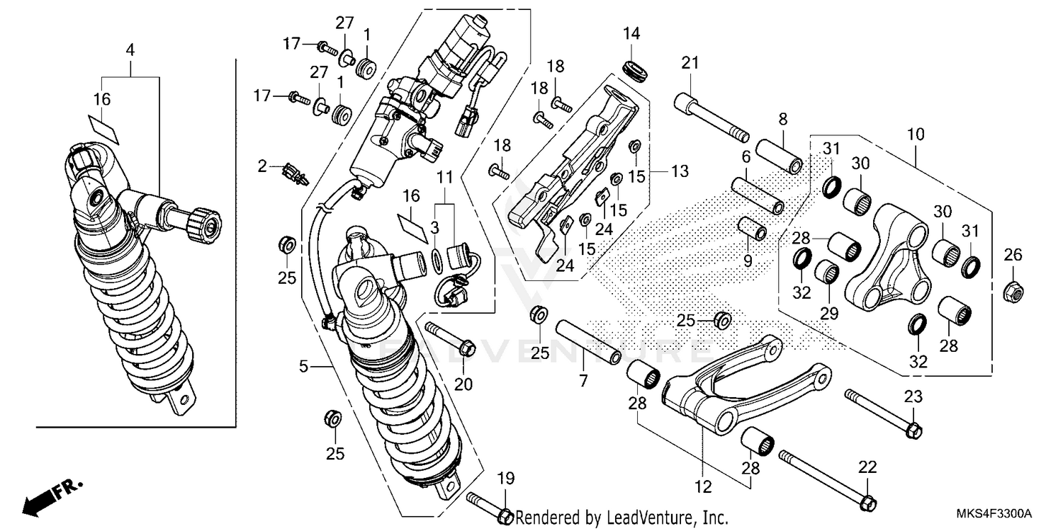 REAR SHOCK ABSORBER