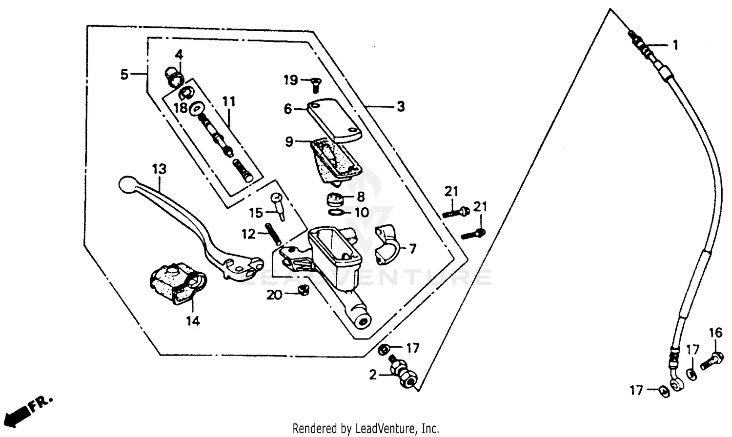 FRONT BRAKE MASTER CYLINDER