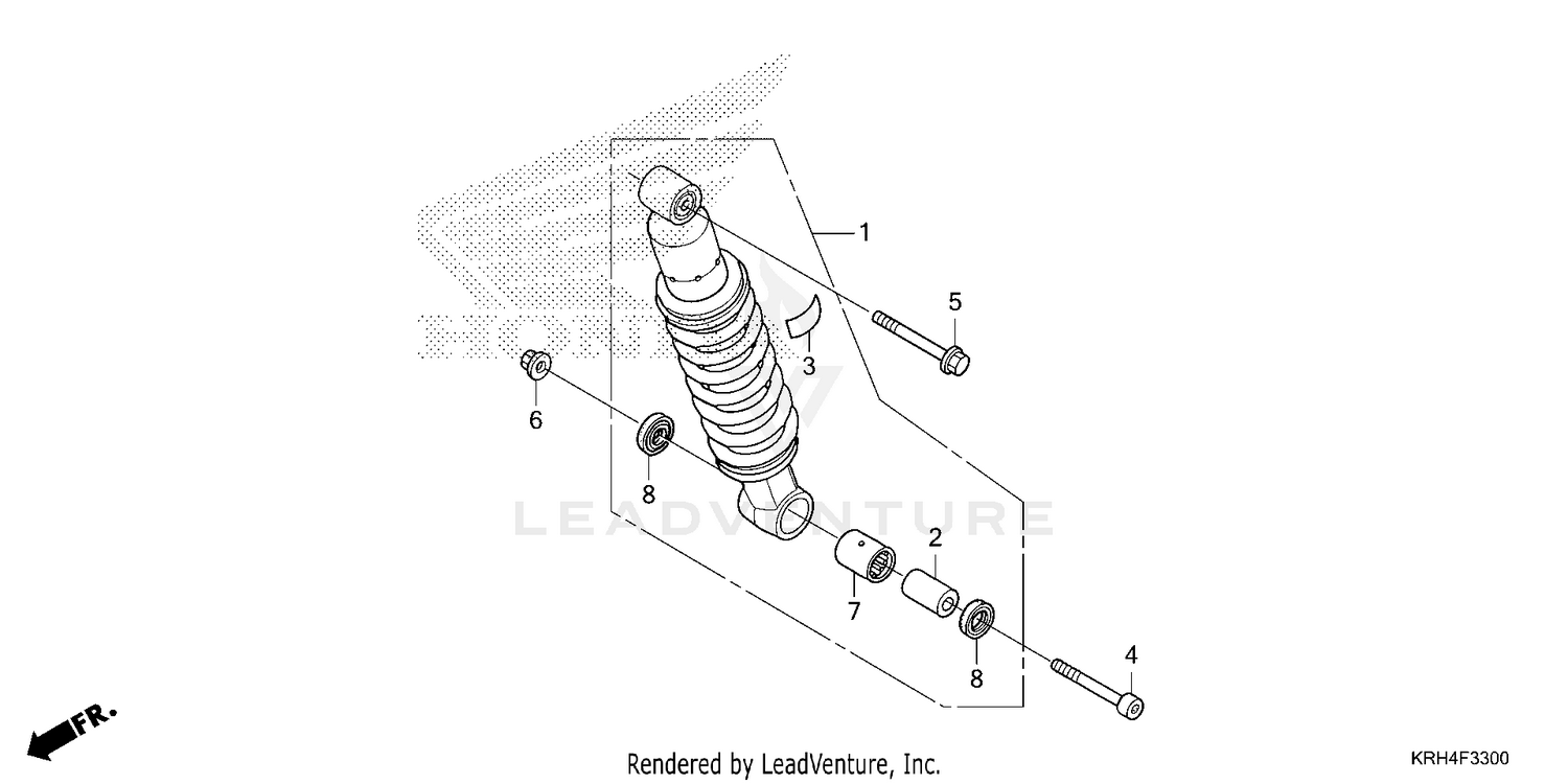 REAR SHOCK ABSORBER
