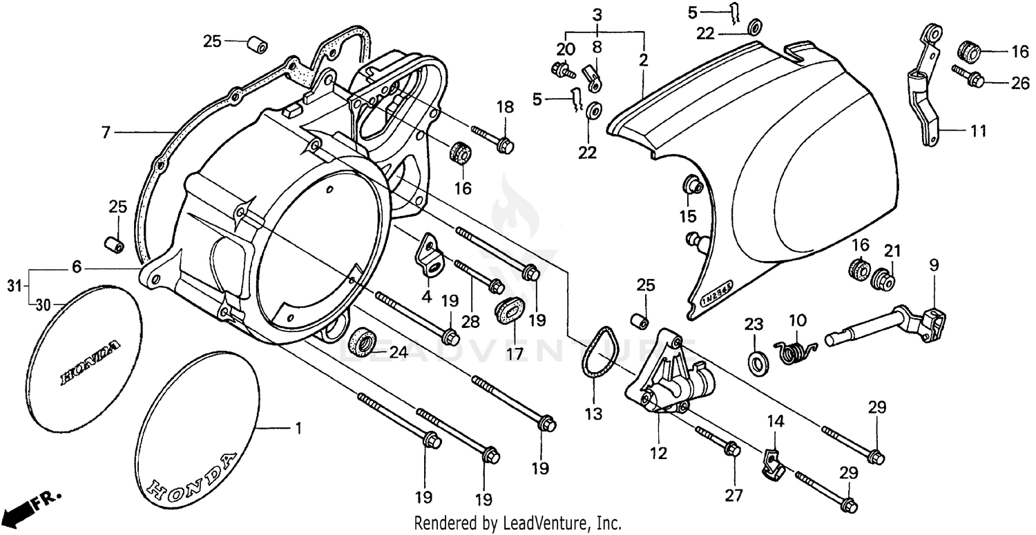 LEFT CRANKCASE COVER
