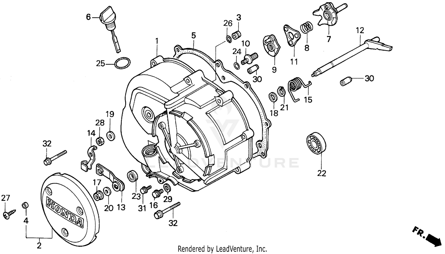 RIGHT CRANKCASE COVER