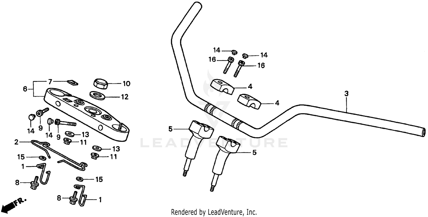 HANDLEBAR + TOP BRIDGE