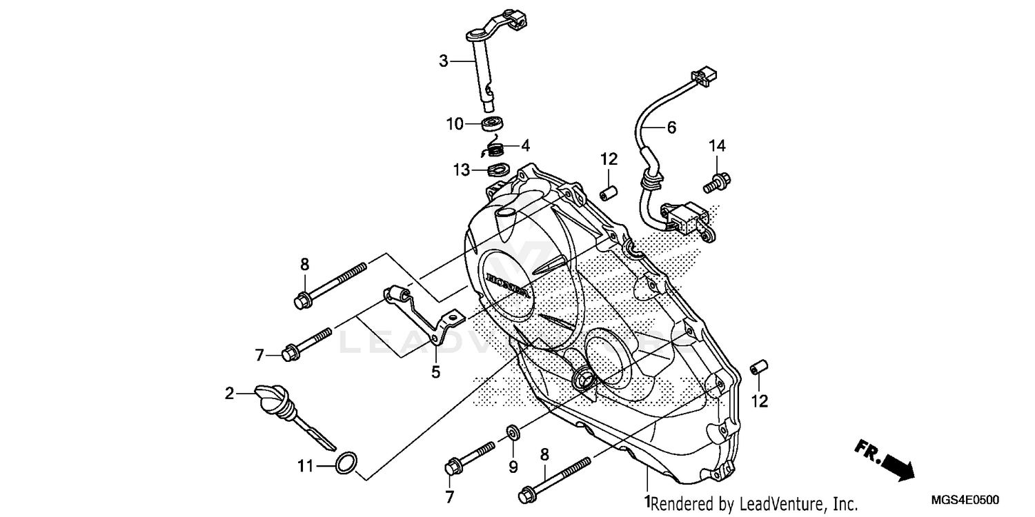 RIGHT CRANKCASE COVER (1)