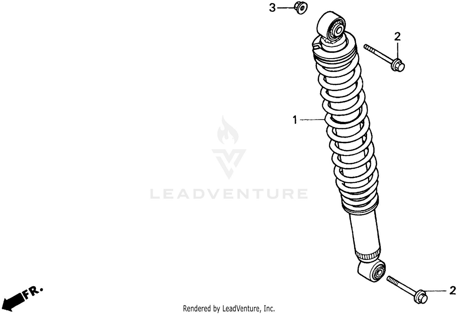 REAR SHOCK ABSORBER