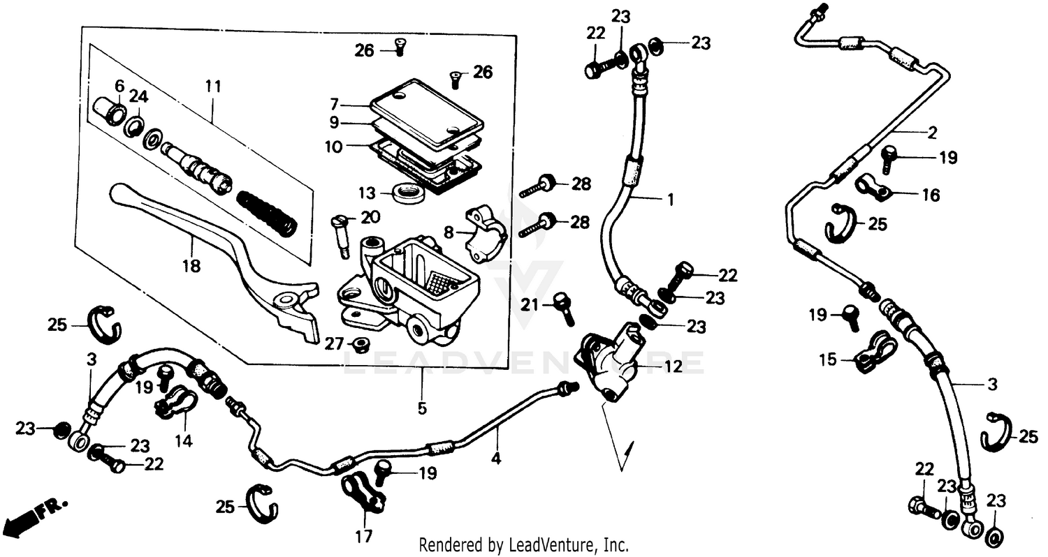 FRONT BRAKE MASTER CYLINDER