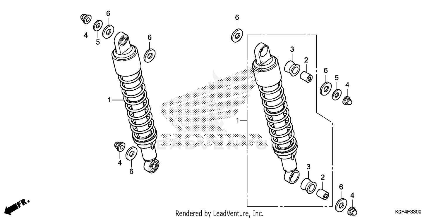 REAR SHOCK ABSORBER