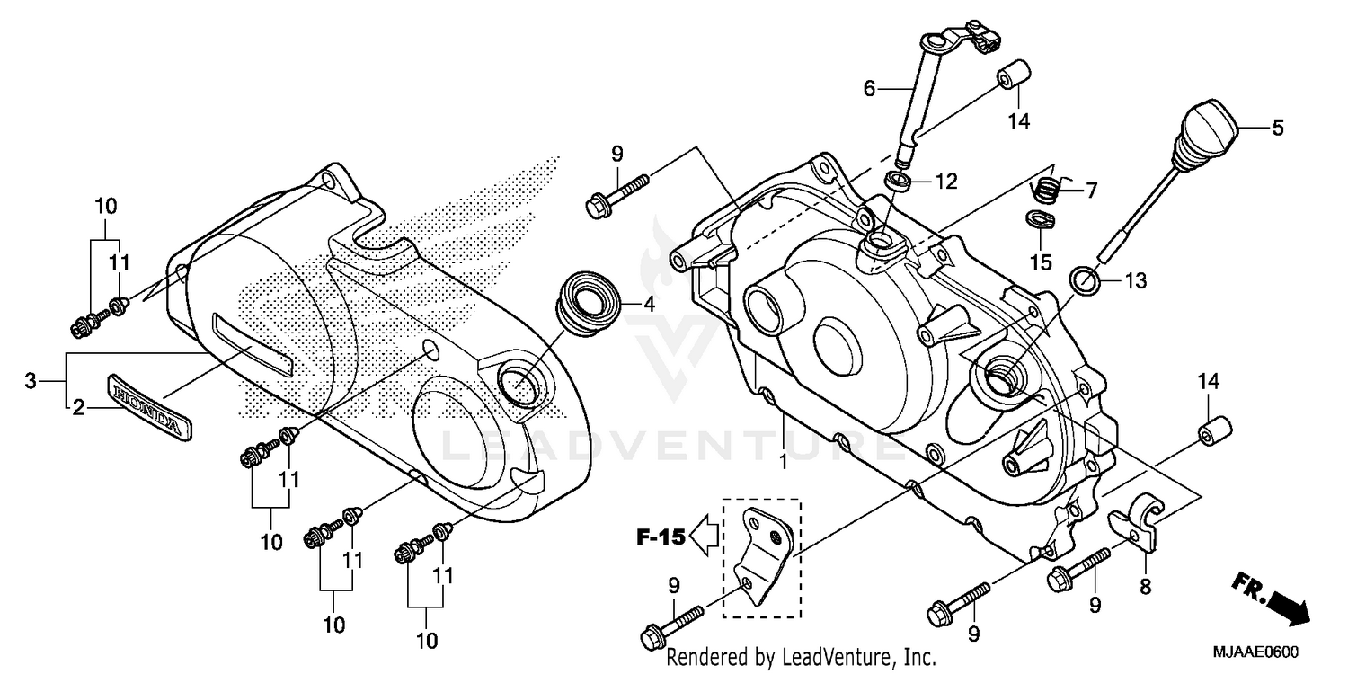 RIGHT CRANKCASE COVER (1)