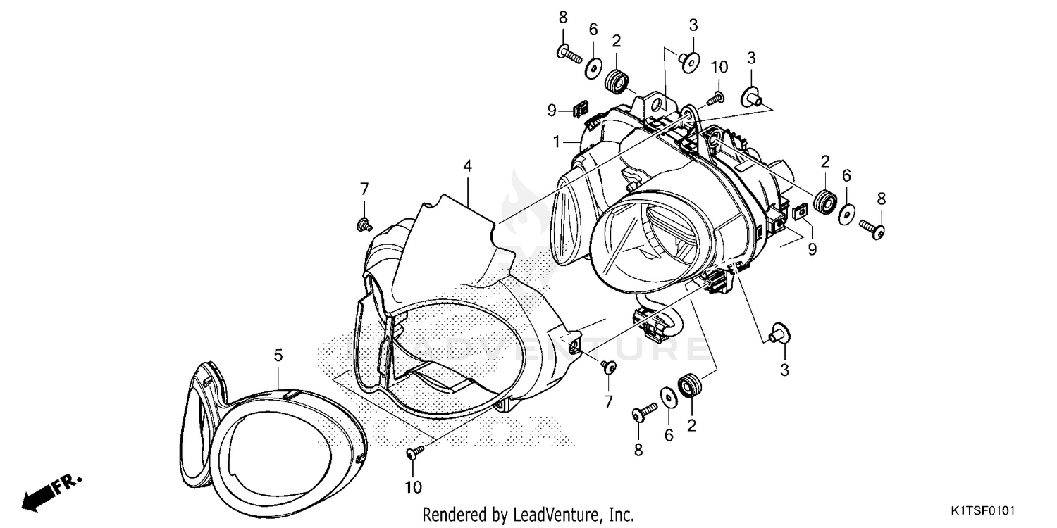 HEADLIGHT (CRF300LRA)
