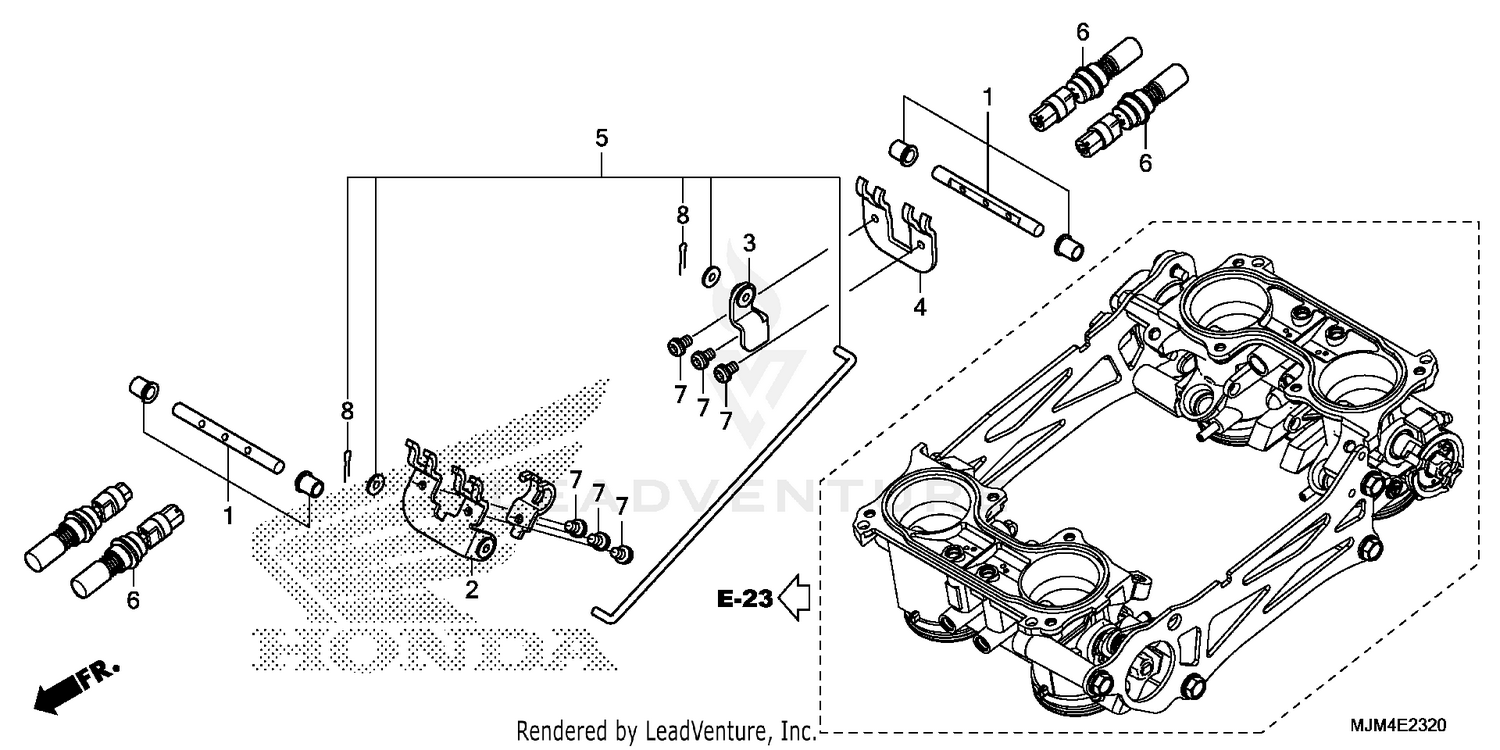 THROTTLE BODY (COMPONENT PARTS)