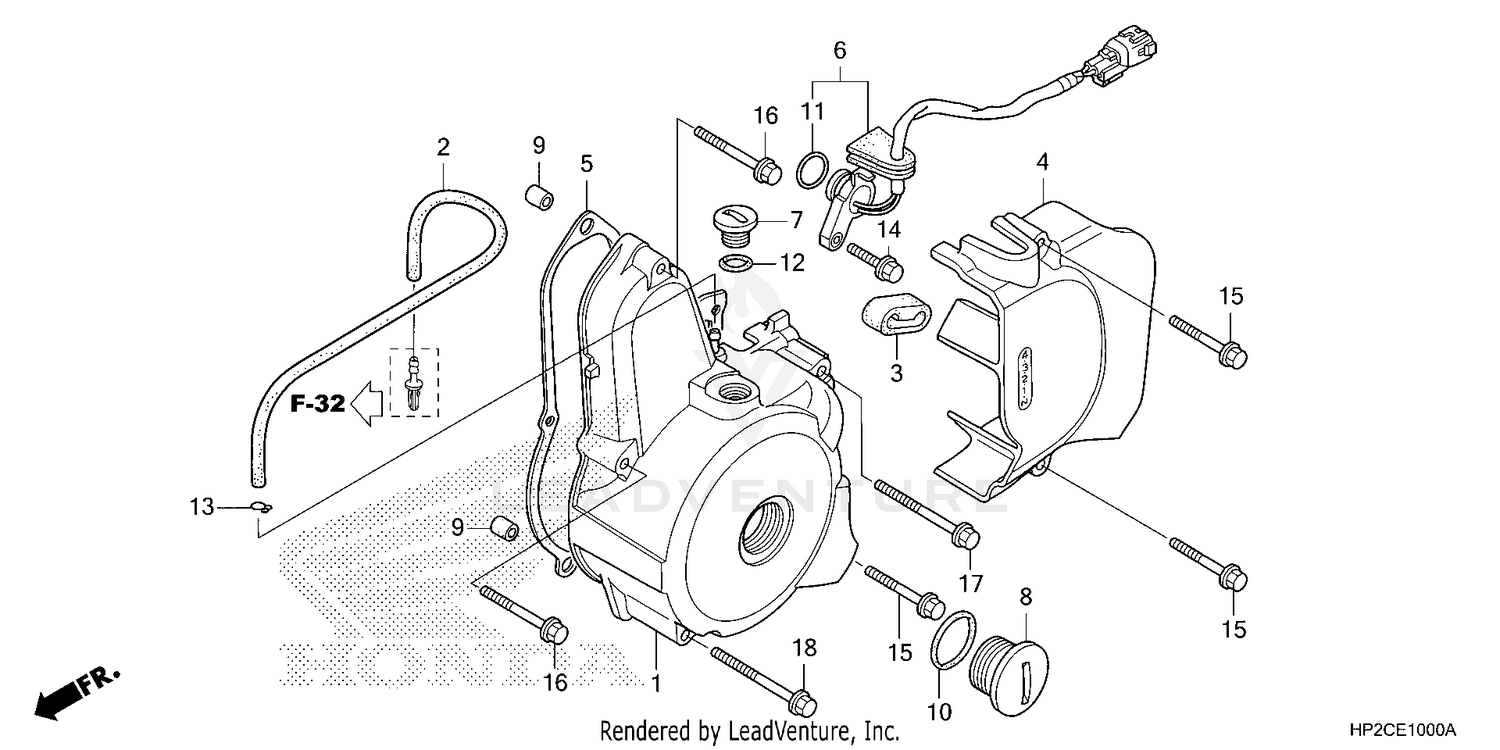 LEFT CRANKCASE COVER