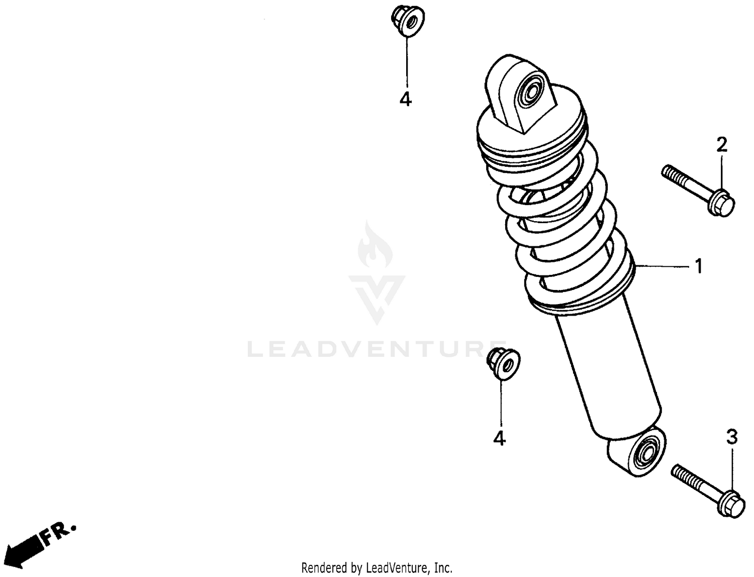 REAR SHOCK ABSORBER