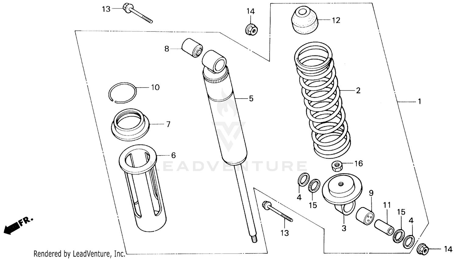 REAR SHOCK ABSORBER
