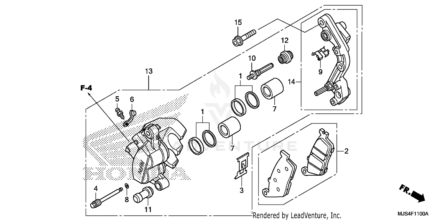 FRONT BRAKE CALIPER (1)