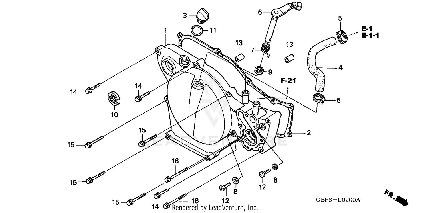 RIGHT CRANKCASE COVER