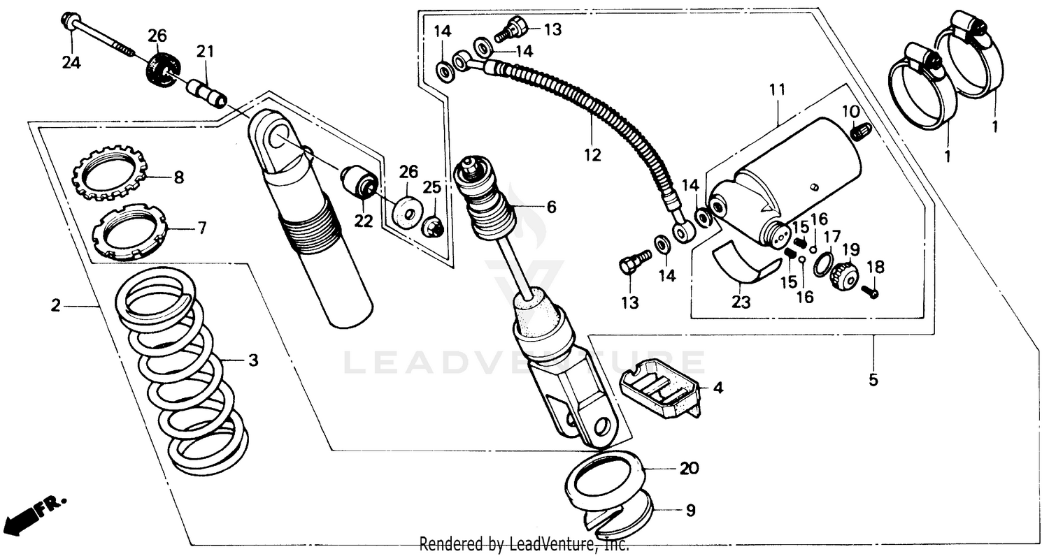 REAR SHOCK ABSORBER