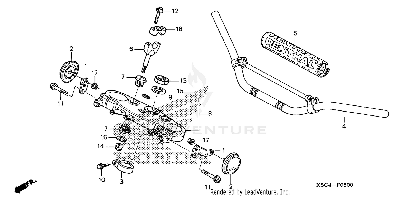 HANDLEBAR + TOP BRIDGE
