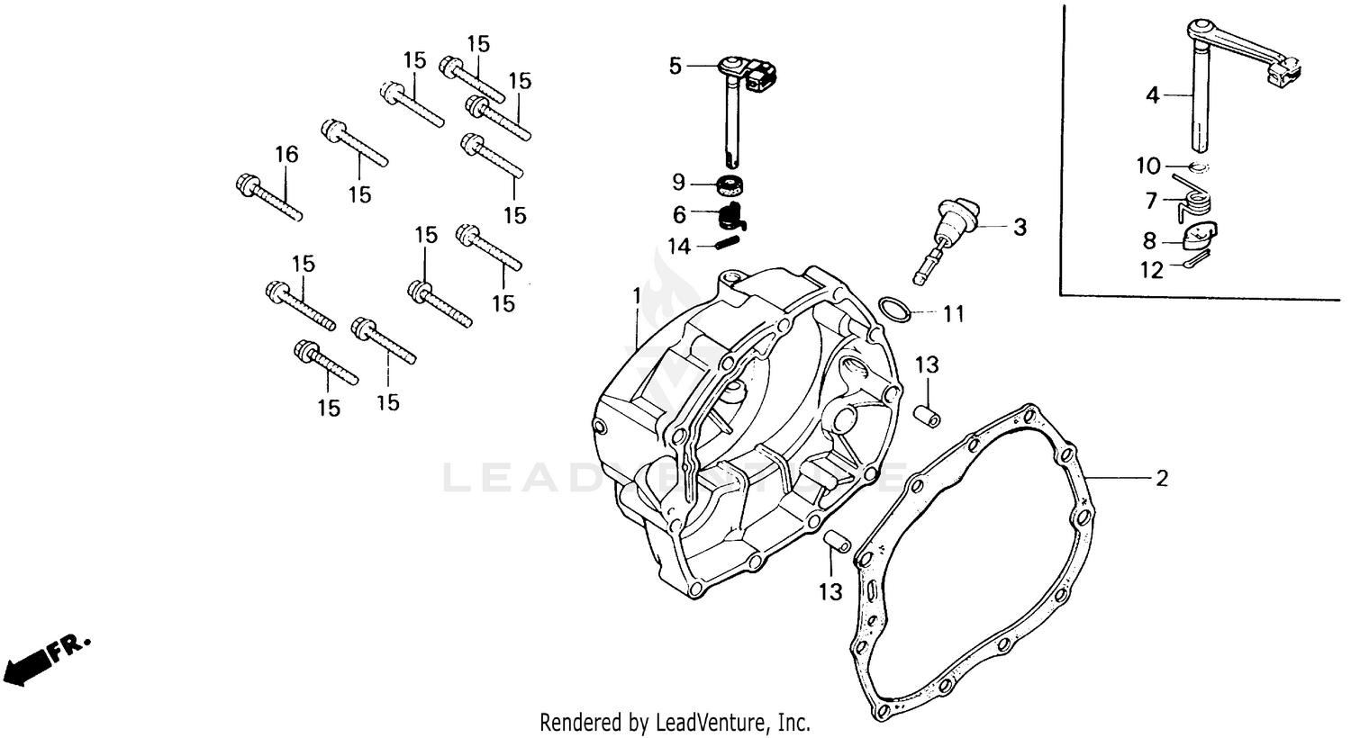 RIGHT CRANKCASE COVER