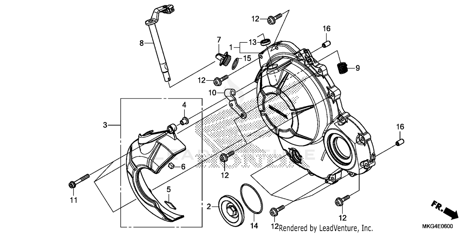 RIGHT CRANKCASE COVER