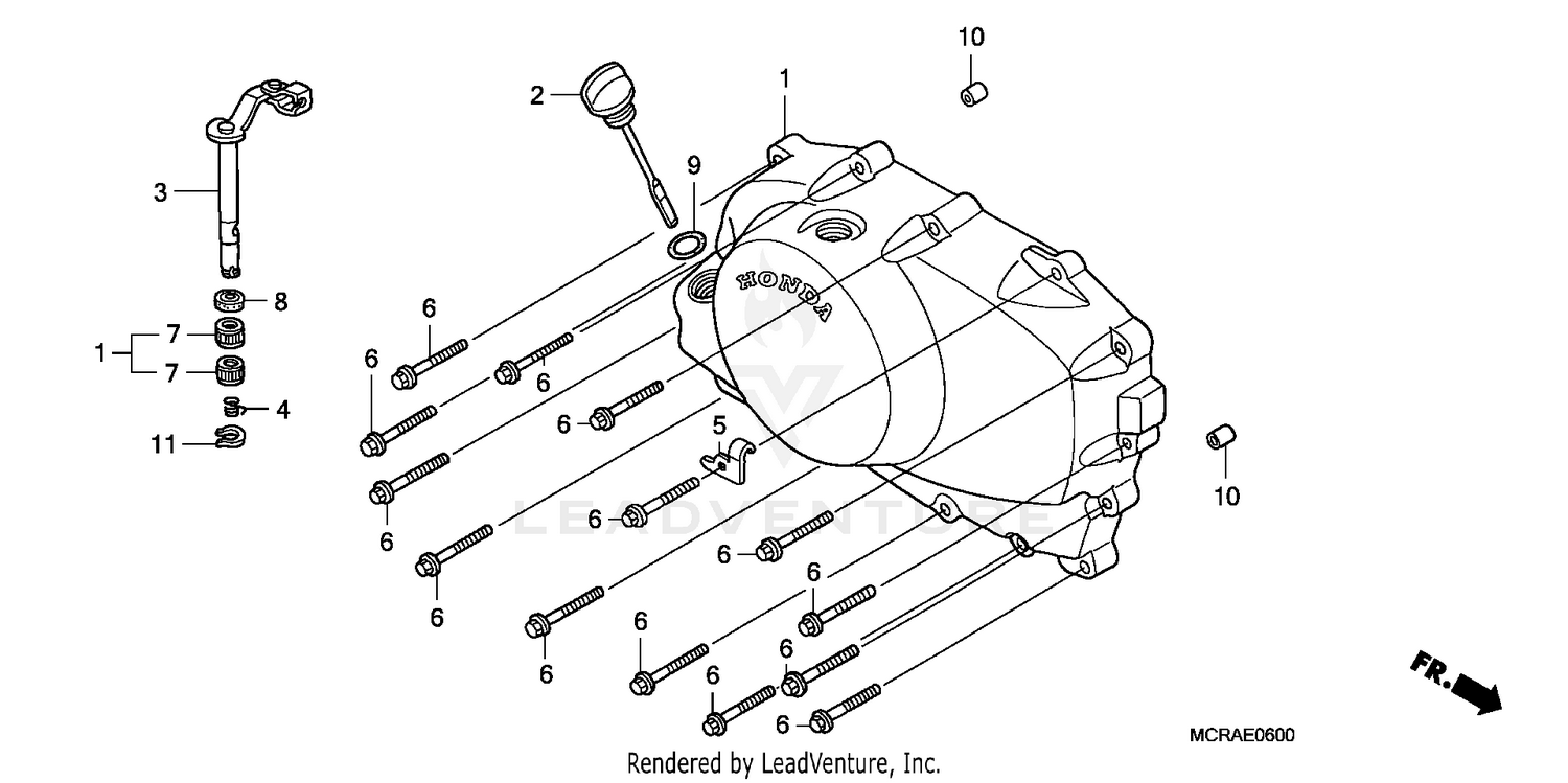 RIGHT CRANKCASE COVER