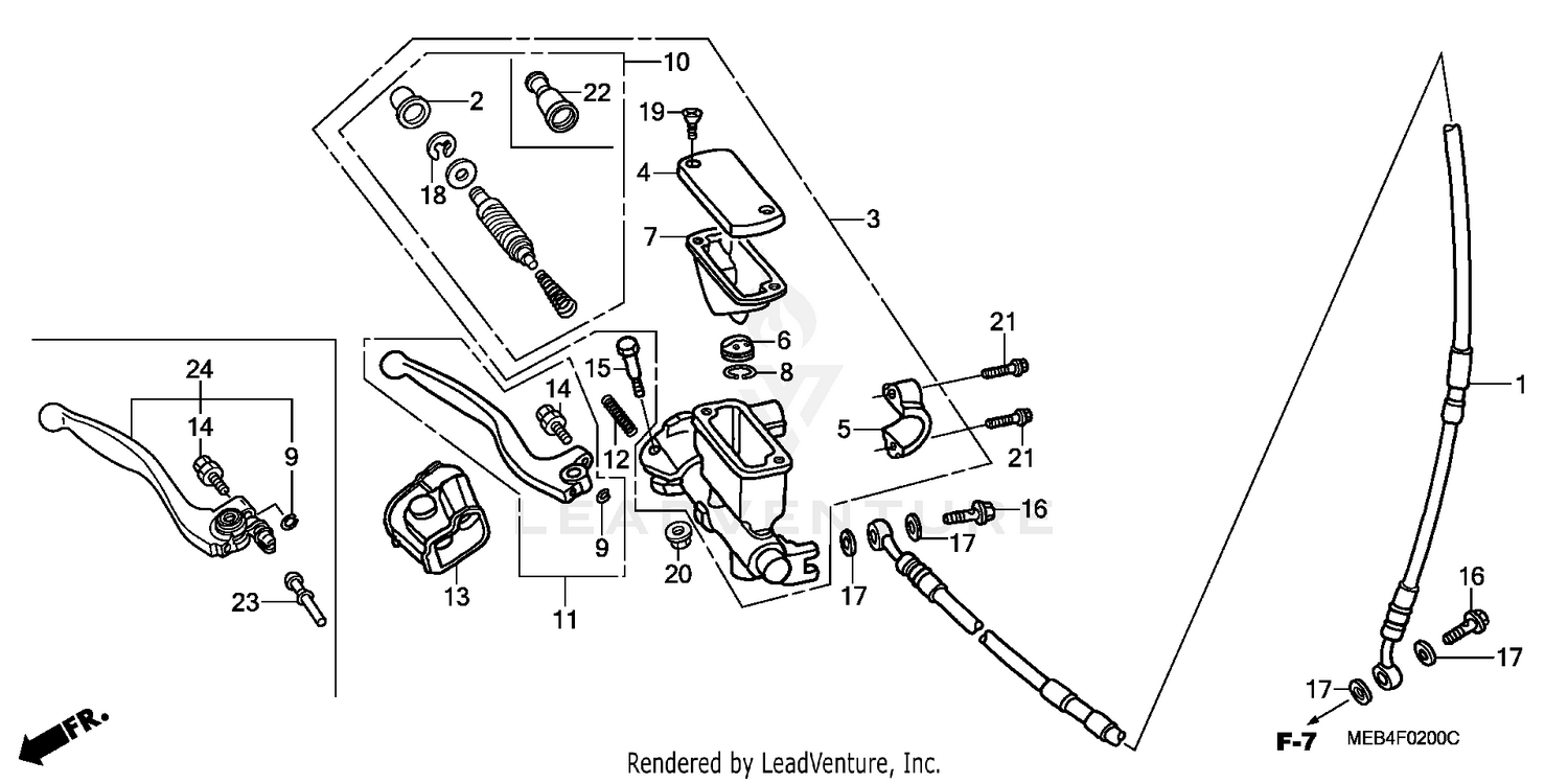 FRONT BRAKE MASTER CYLINDER