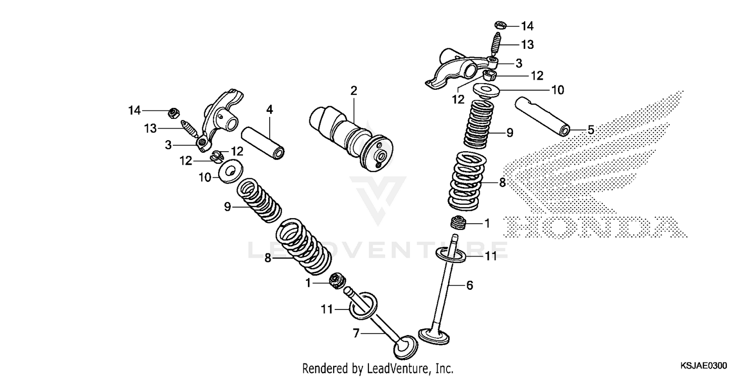 CAMSHAFT + VALVE