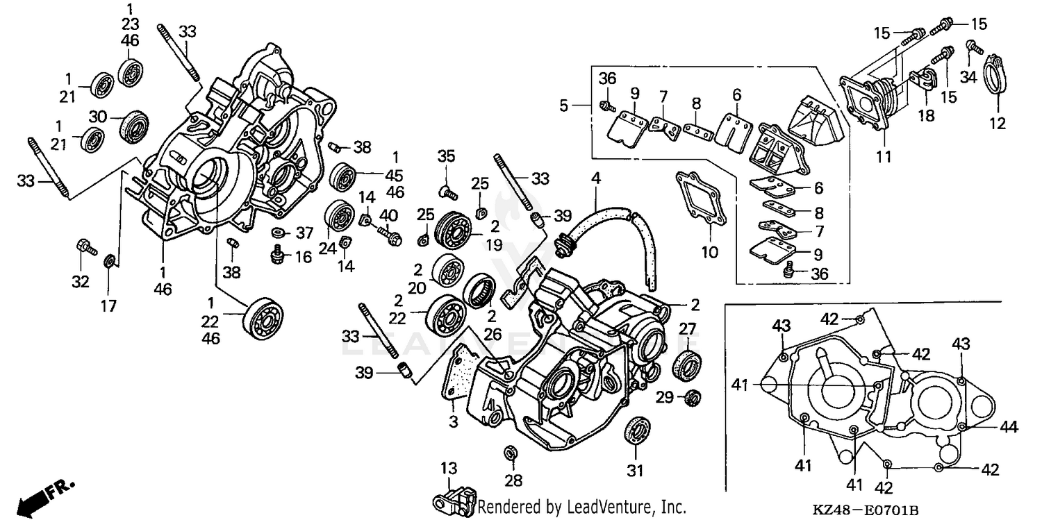 CRANKCASE ('03-'04)