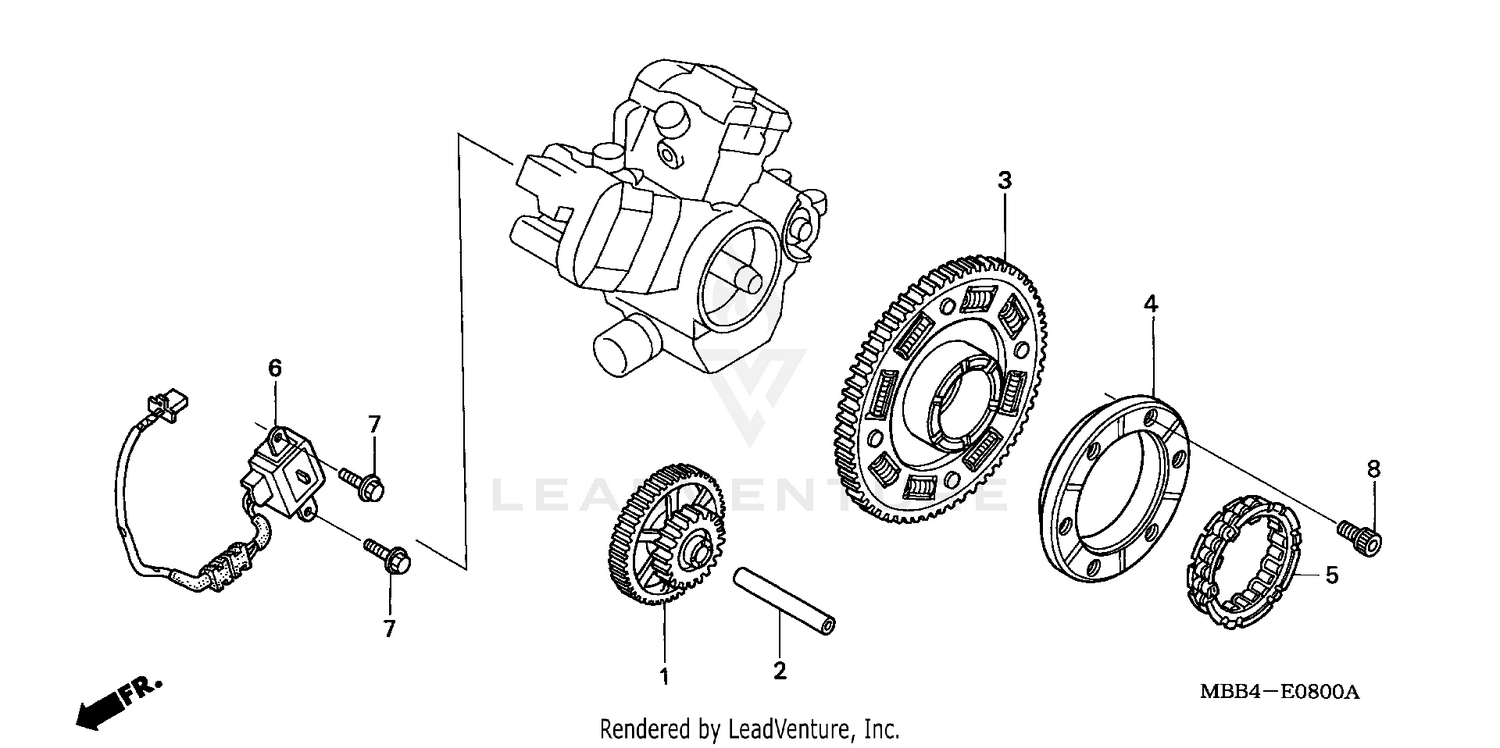 PULSE GENERATOR@STARTER  CLUTCH