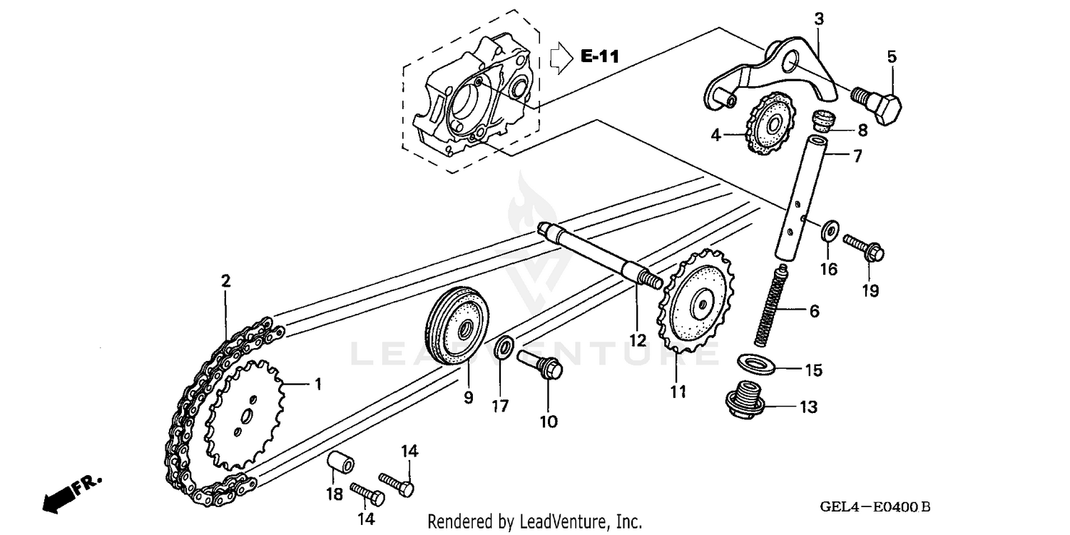 CAM CHAIN + TENSIONER