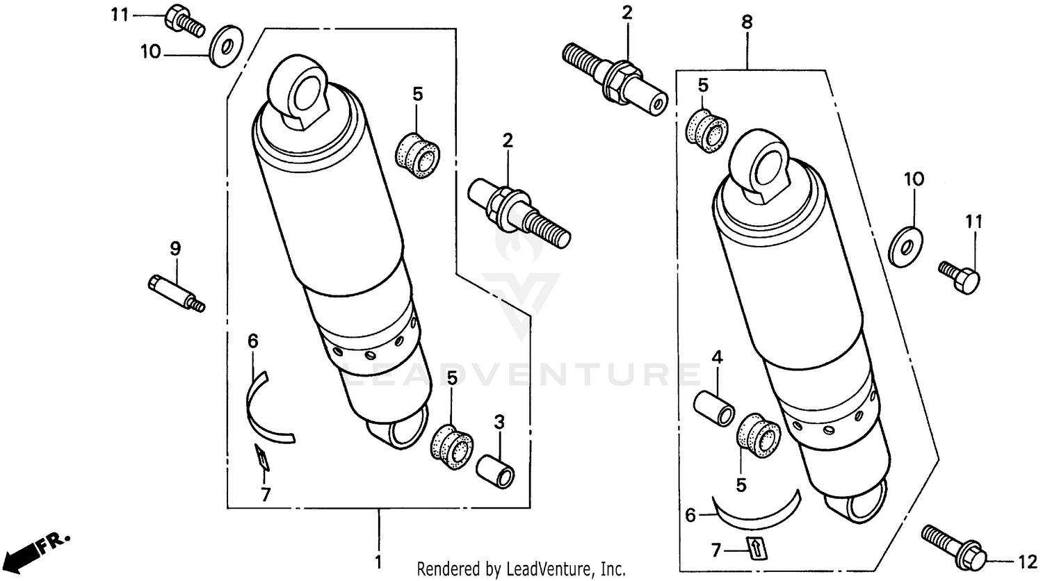 REAR SHOCK ABSORBER