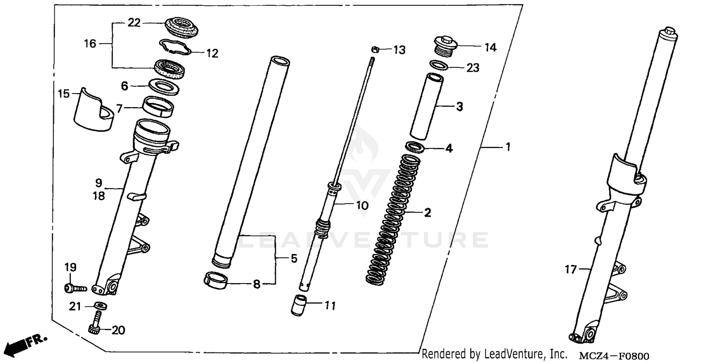 FRONT FORK ('02-'03)