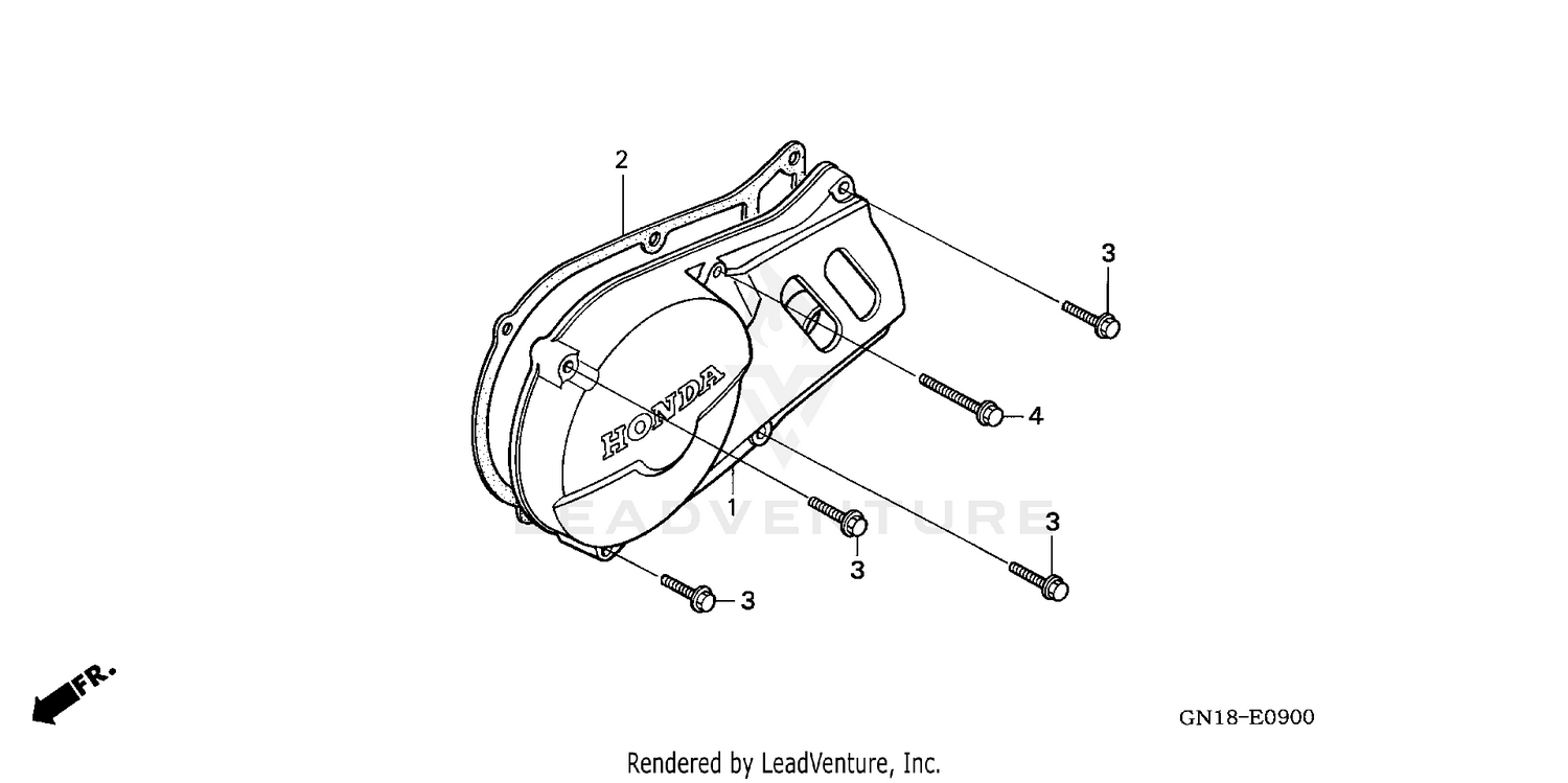 LEFT CRANKCASE COVER