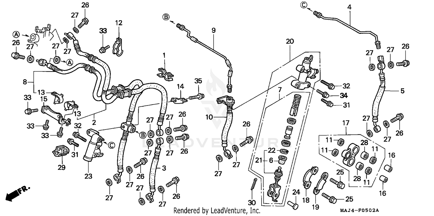 SECOND MASTER CYLINDER