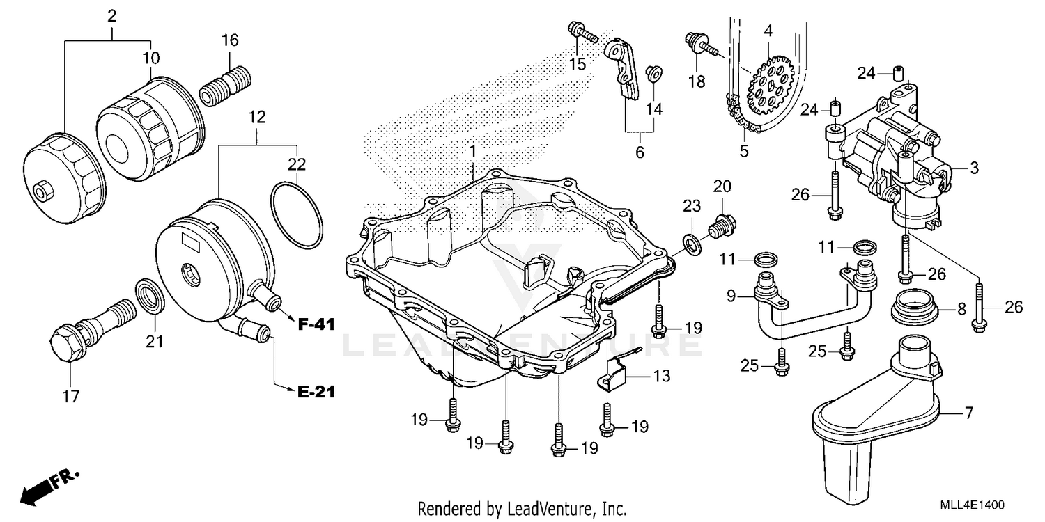 OIL PAN@OIL PUMP