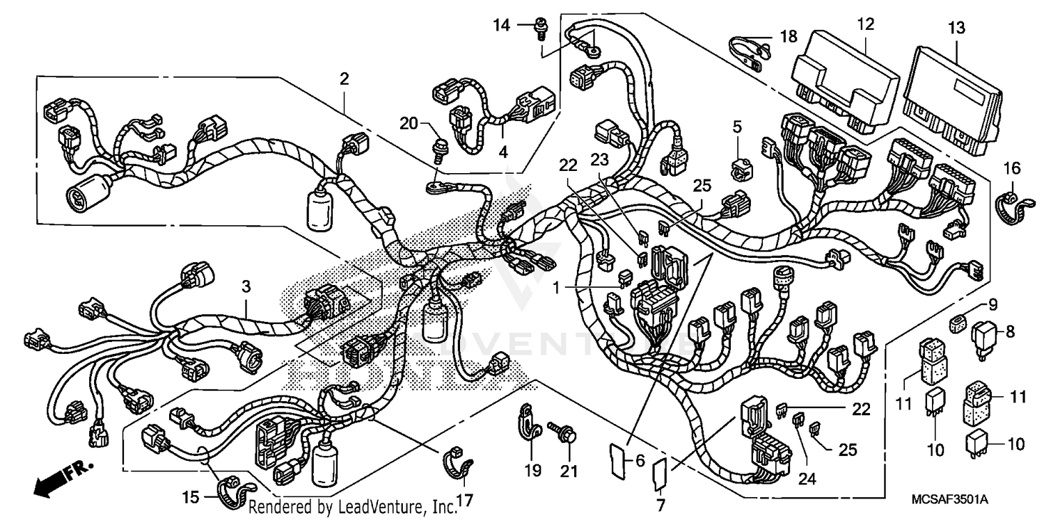 WIRE HARNESS (ST1300A)