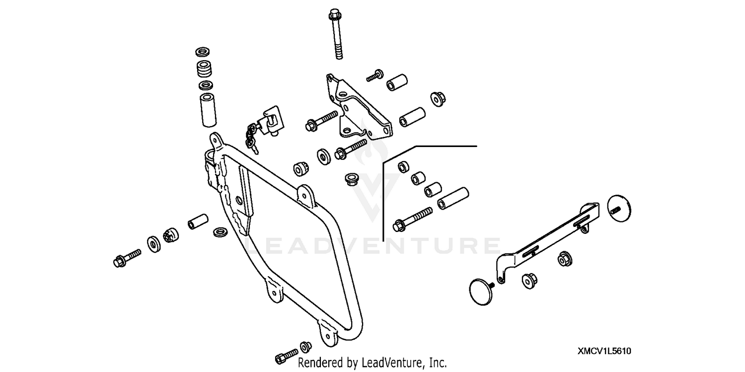 SADDLEBAG MOUNTING BRACKETS