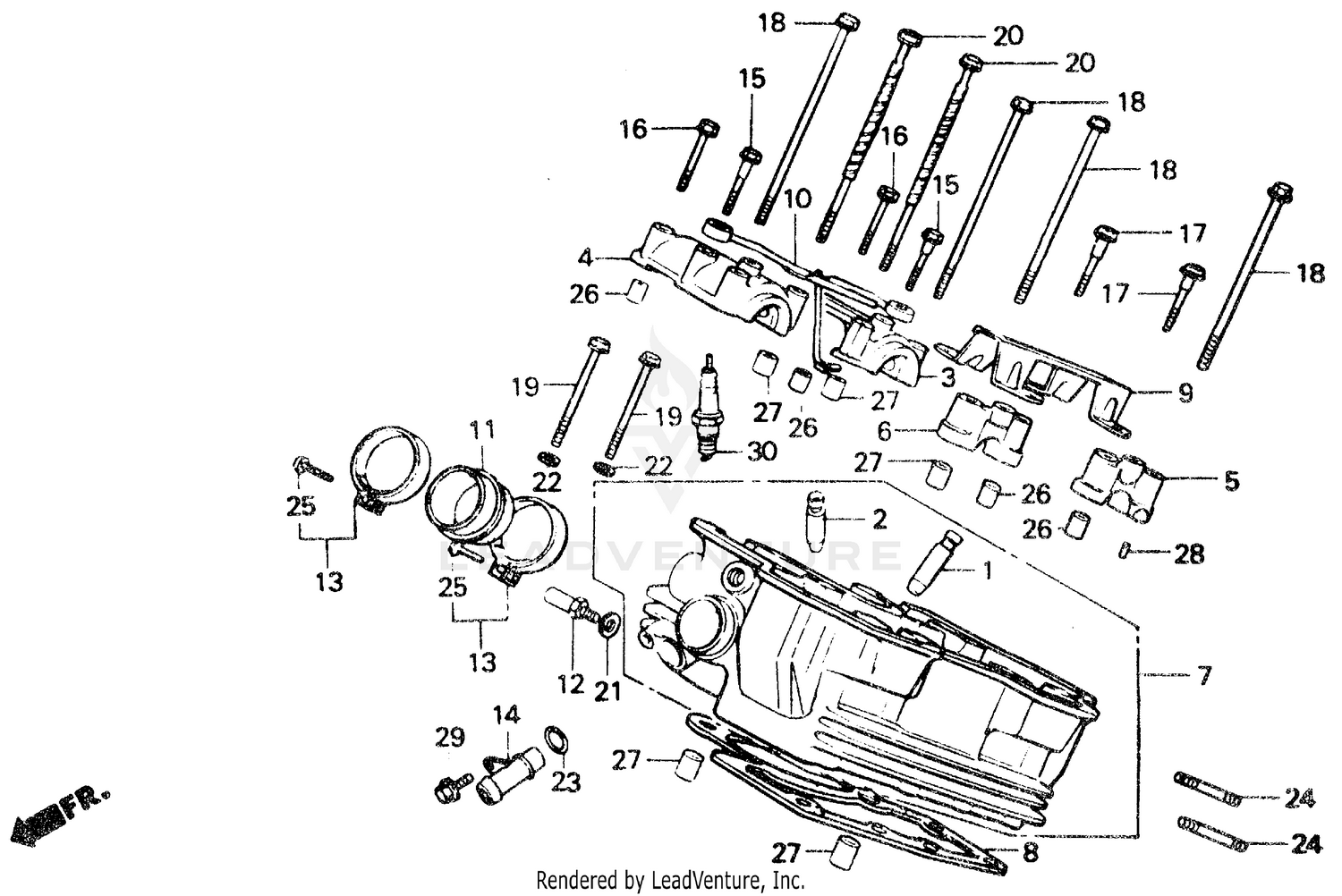 CYLINDER HEAD (RR.) 88