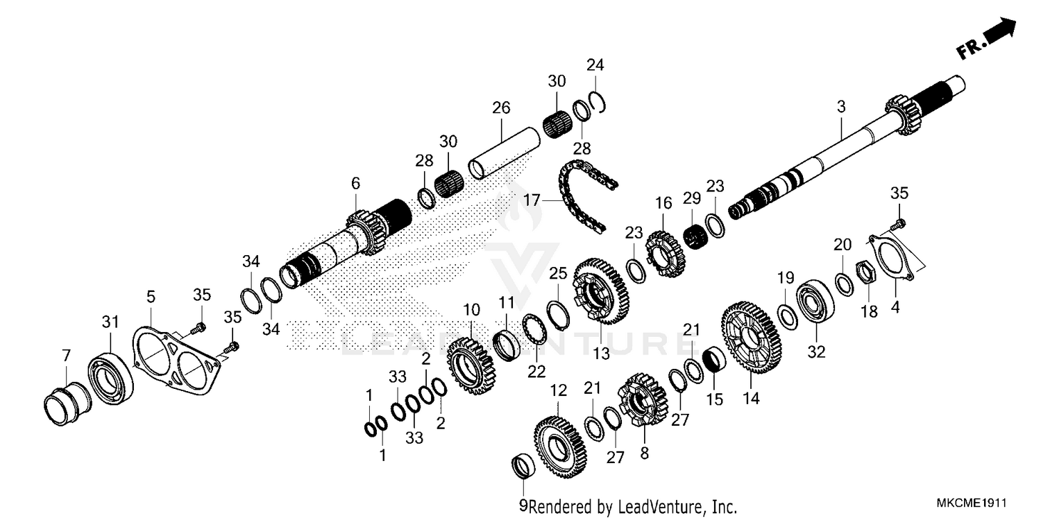 TRANSMISSION (MAINSHAFT) (DCT)