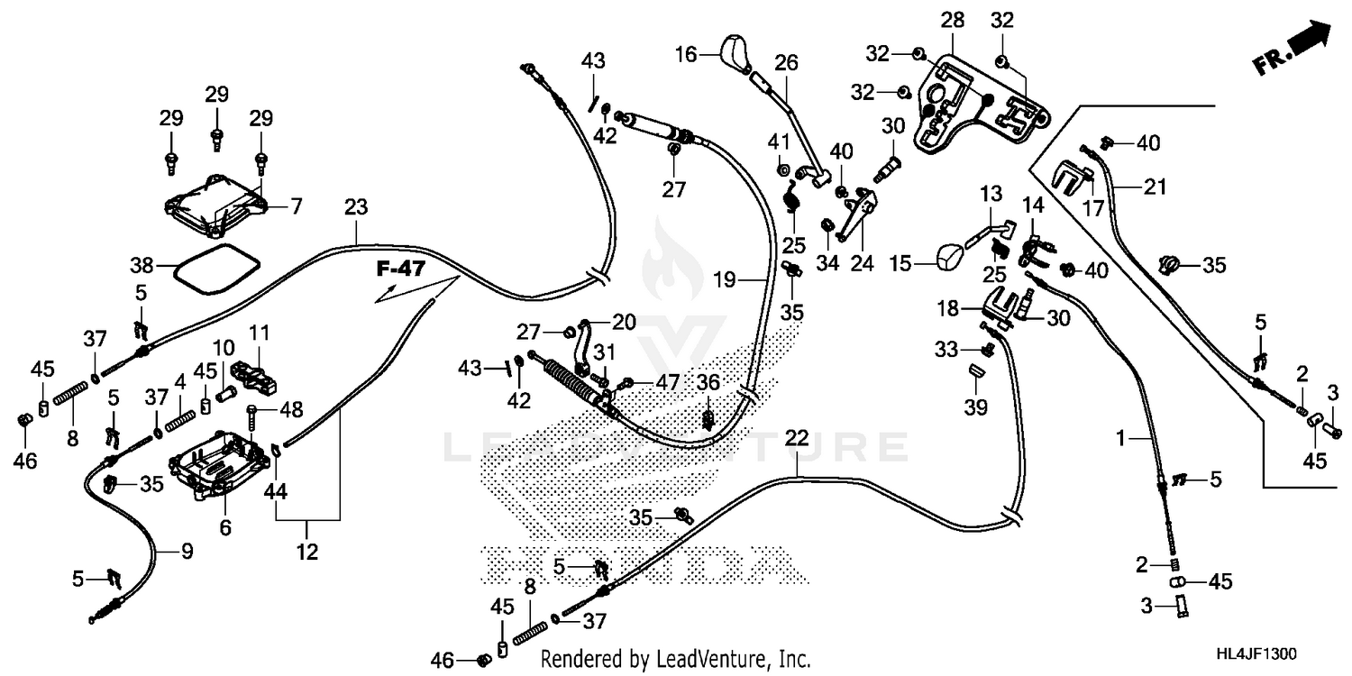 SHIFT LEVER@SELECT LEVER