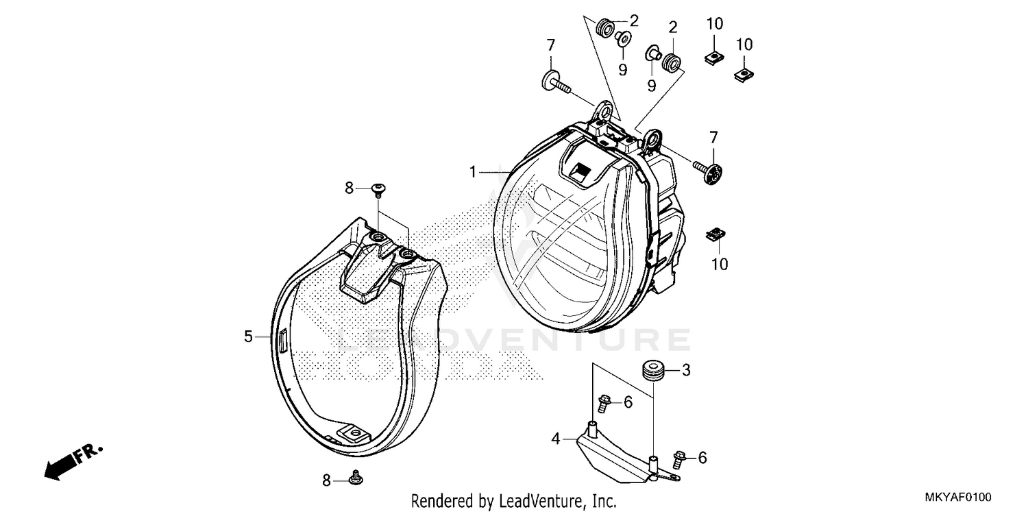 HEADLIGHT (CB650RAC)