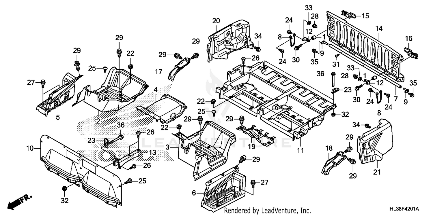 BED PLATE@REAR GATE (2)