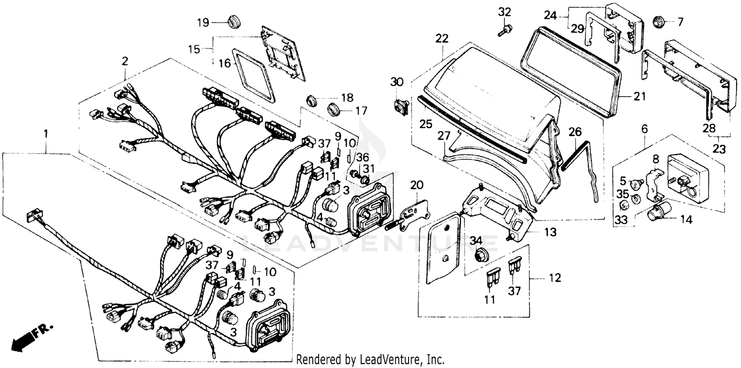 A/I FAIRING WIRE HARNESS 86-87