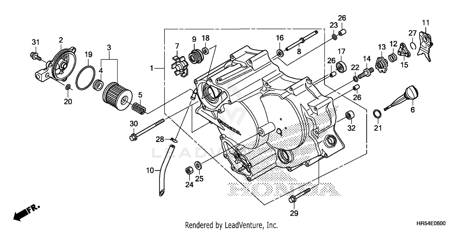 FRONT CRANKCASE COVER