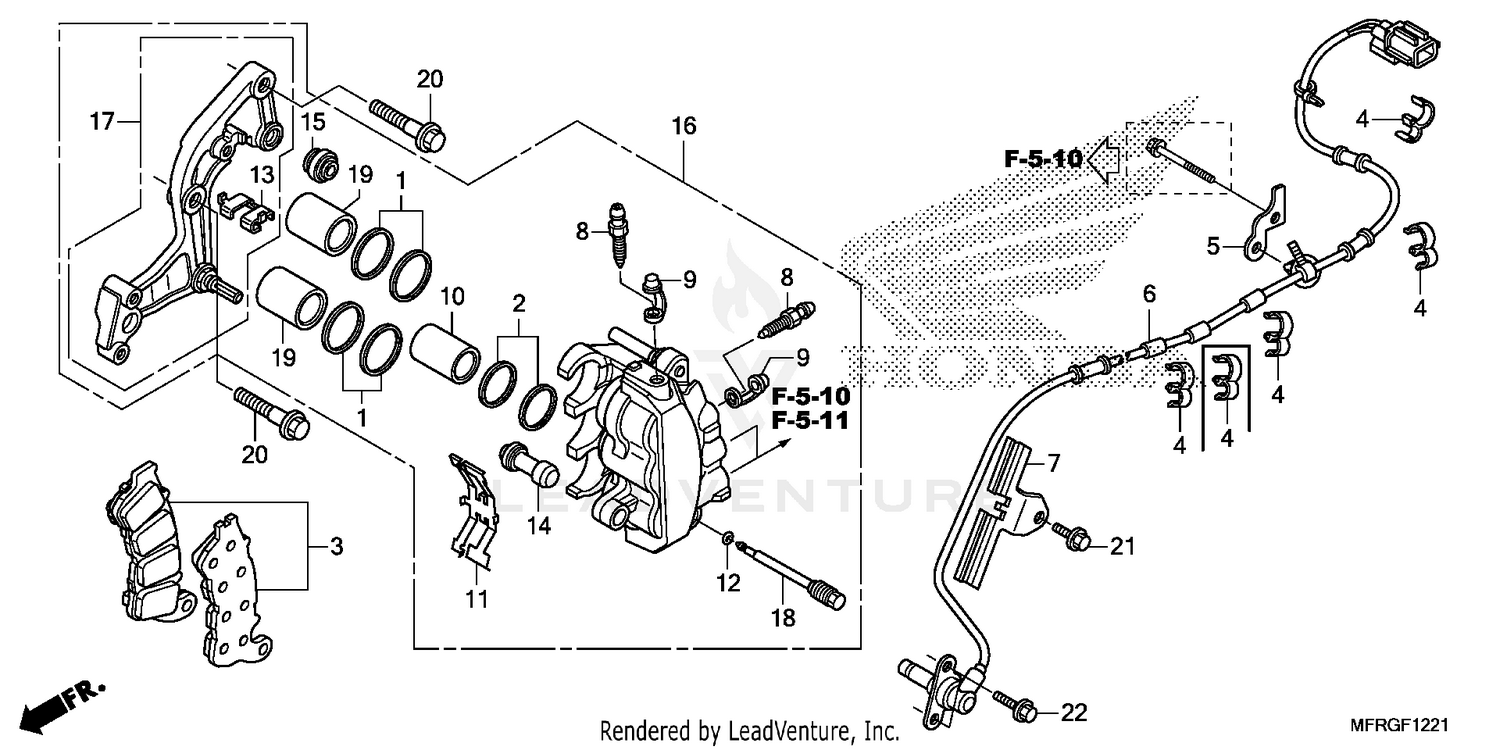 FRONT BRAKE CALIPER (2)
