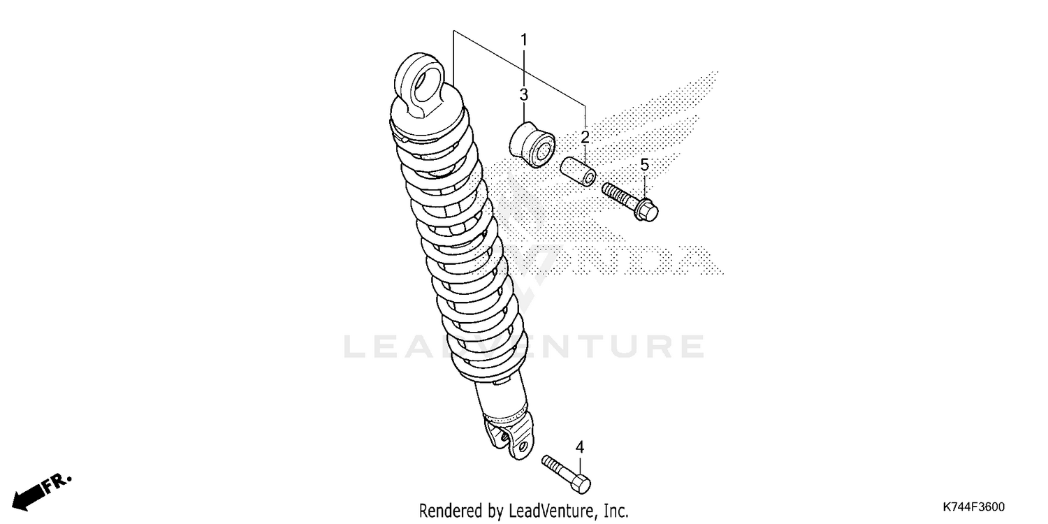 REAR SHOCK ABSORBER