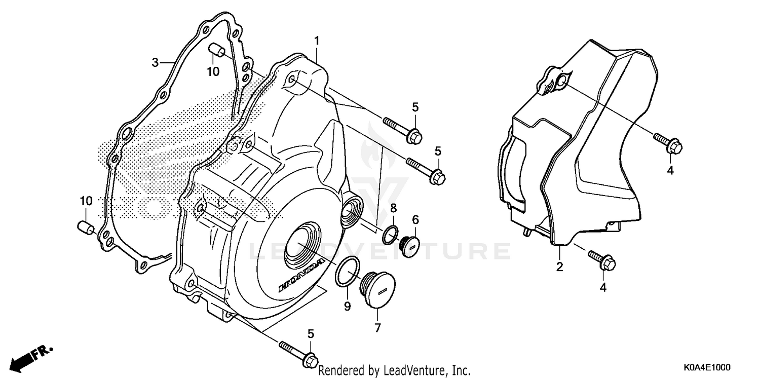 LEFT CRANKCASE COVER